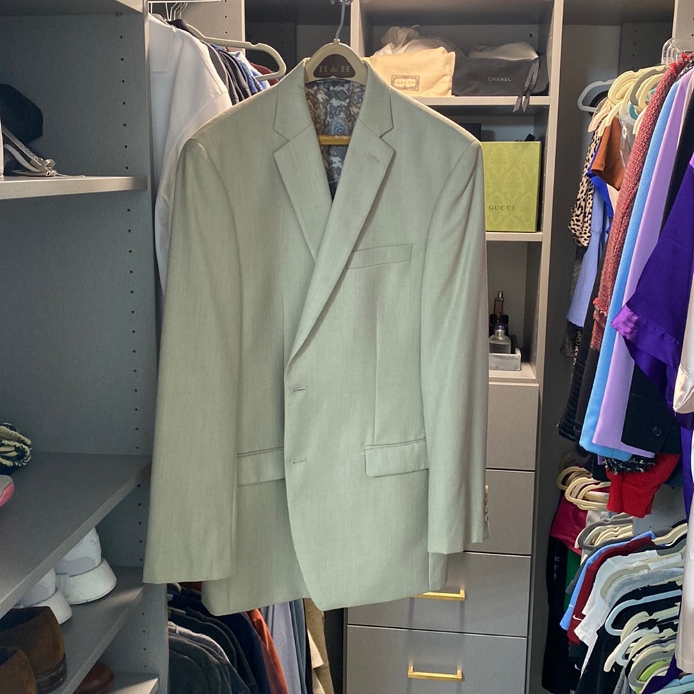 Mens Cream Blazer Ralph Lauren